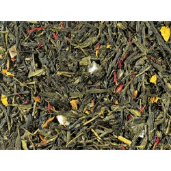 Thé Vert Sencha Tropical – Saveurs exotiques mangue & ananas | Le Comptoir Familial