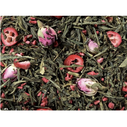 Thé Vert Sencha Cranberry & Rose – Saveur Fruité & Florale | Le Comptoir Familial