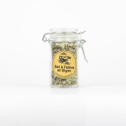 Sel à l’Olive et Thym – Assaisonnement Aromatique | Comptoir Familial