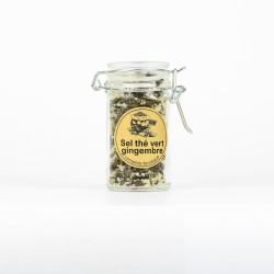 Sel au Thé Vert & Gingembre – Saveur Fraîche & Épicée | Le Comptoir Familial