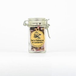 Sel à l’Hibiscus et Coriandre – Assaisonnement Original | Comptoir Familial