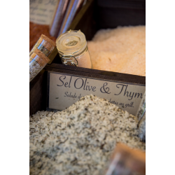 Sel à l’Olive et Thym – Assaisonnement Aromatique | Comptoir Familial
